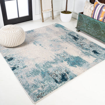 Contemporary Pop Modern Abstract Vintage Area Rug